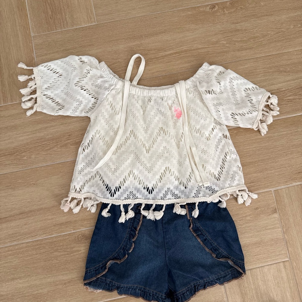 Girls one piece romper